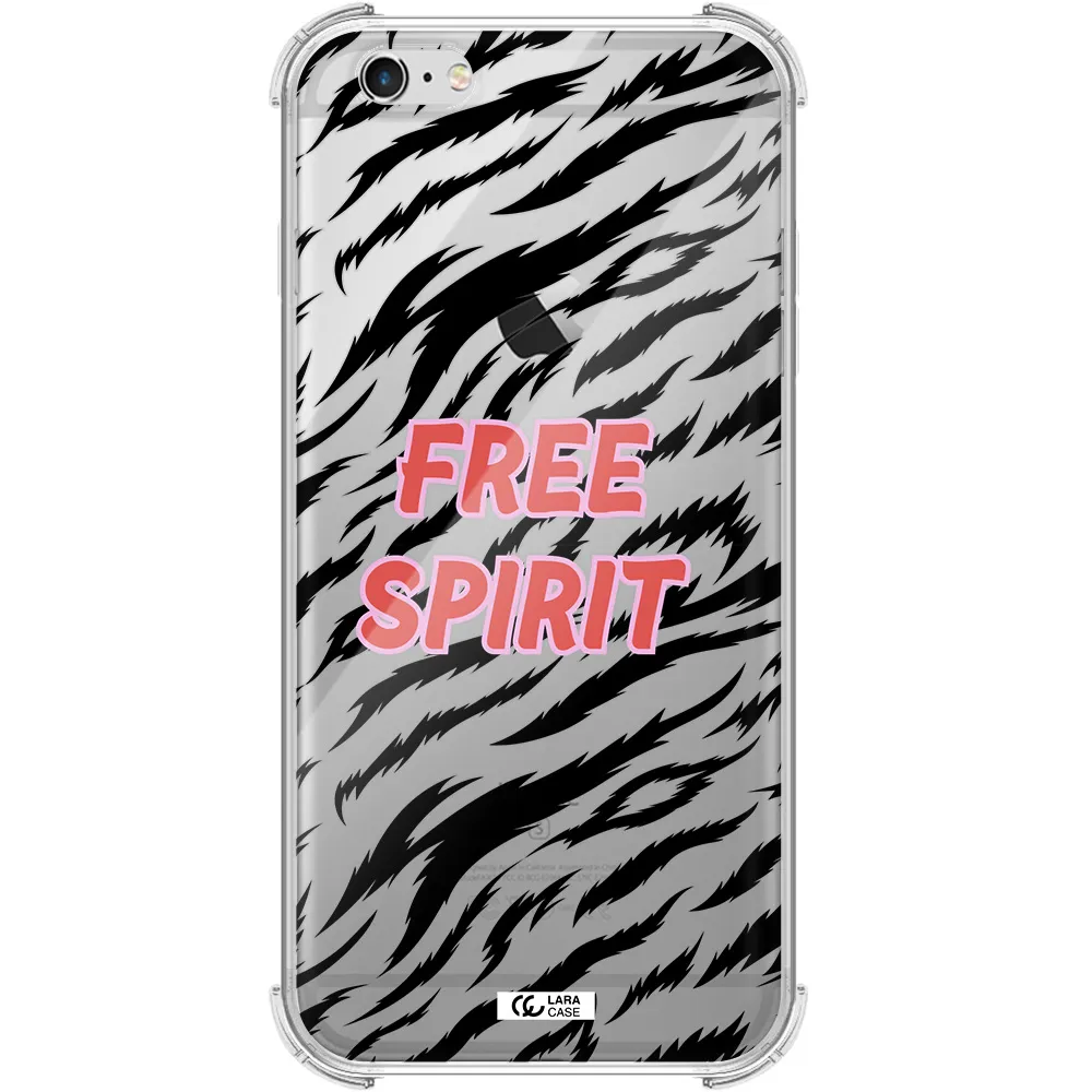 Free Spirit Apple iPhone 6 s plus Clear PC Case