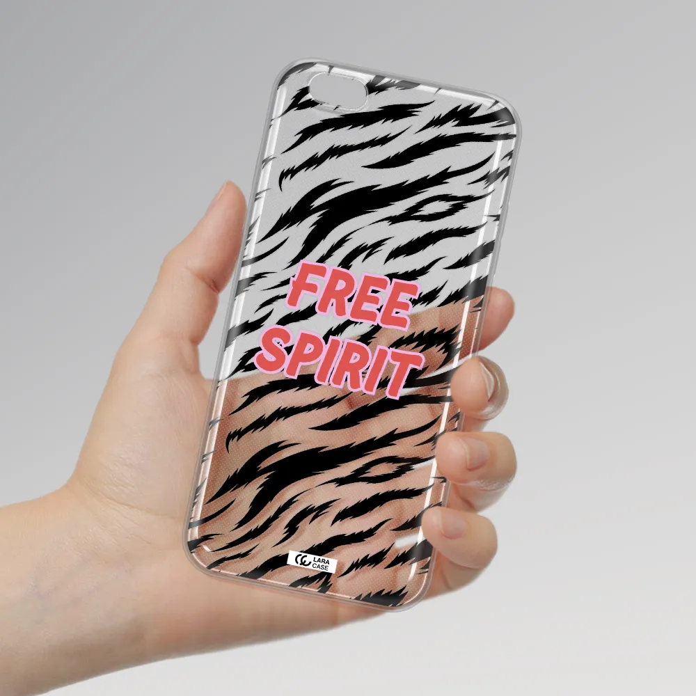 Free Spirit Apple iPhone 6 s plus Clear TPU Case