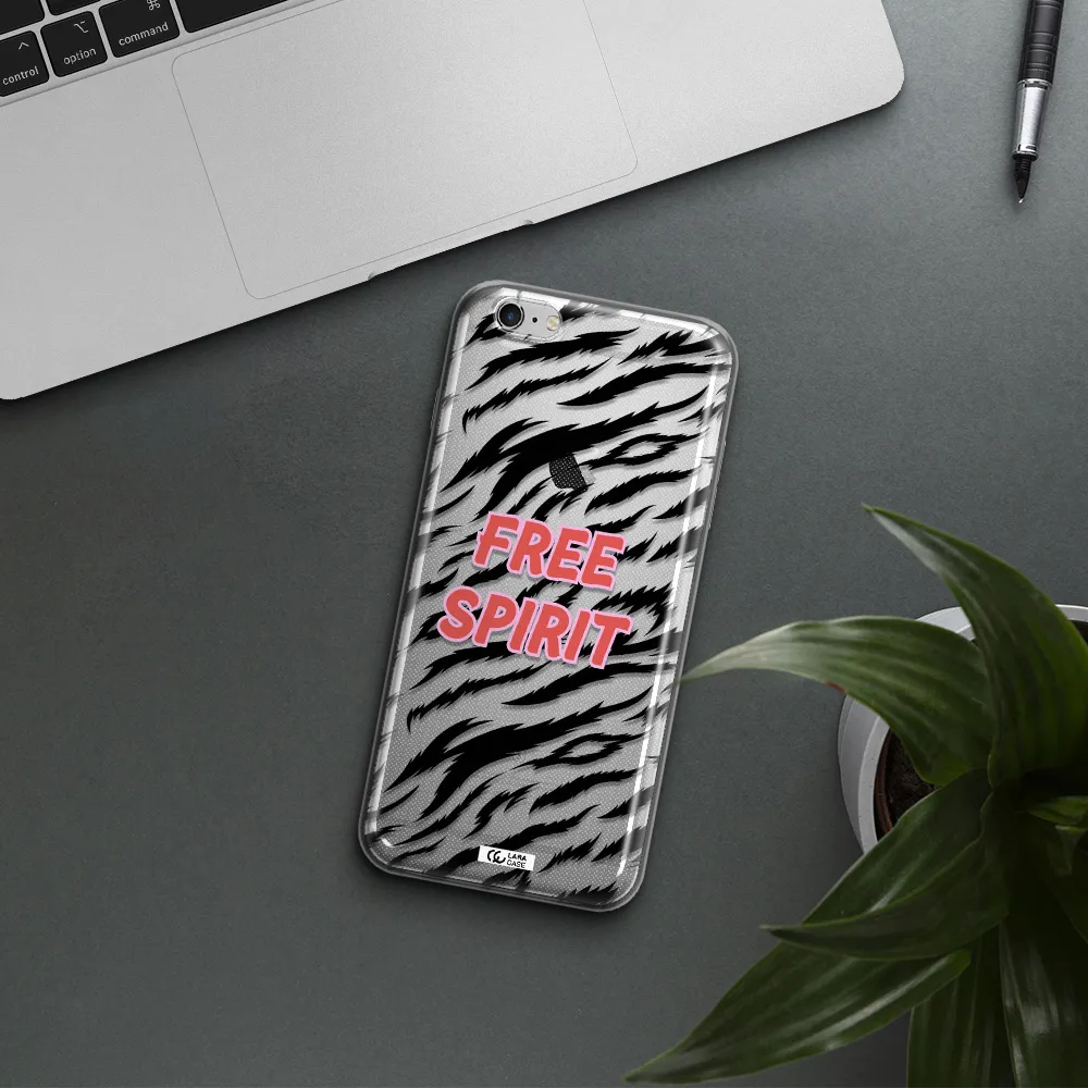 Free Spirit Apple iPhone 6 s plus Clear TPU Case