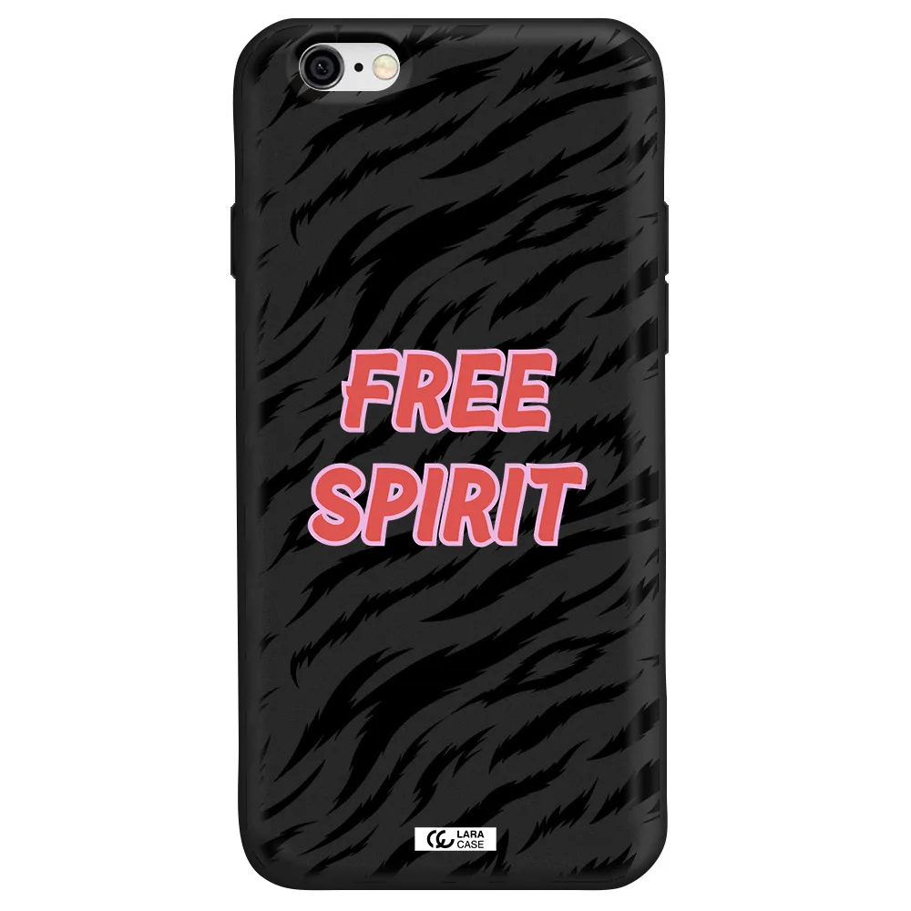 Free Spirit Apple iPhone 6 Silicone black Case