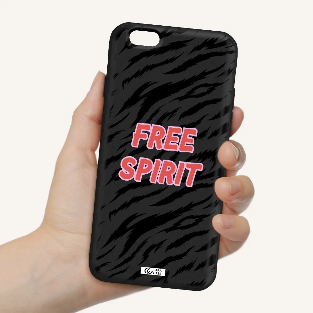 Free Spirit Apple iPhone 6 Silicone black Case