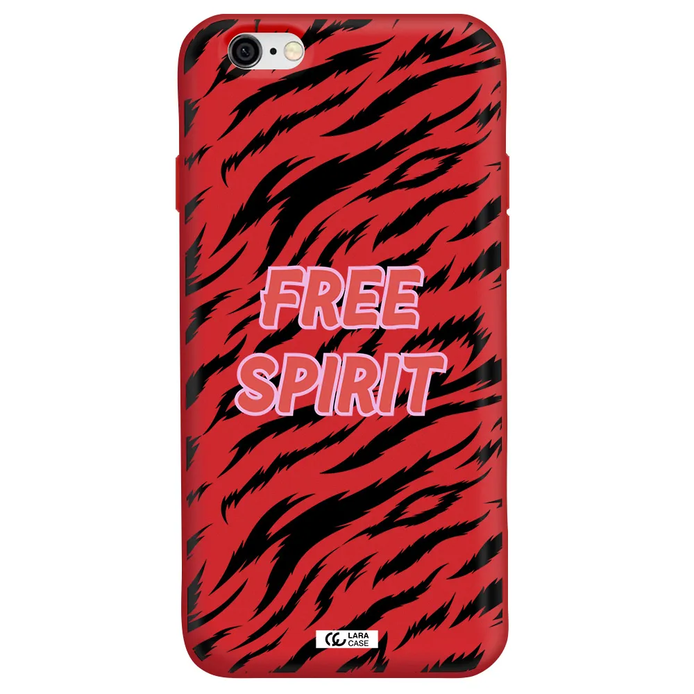 Free Spirit Apple iPhone 6 Silicone Imperial Red Case