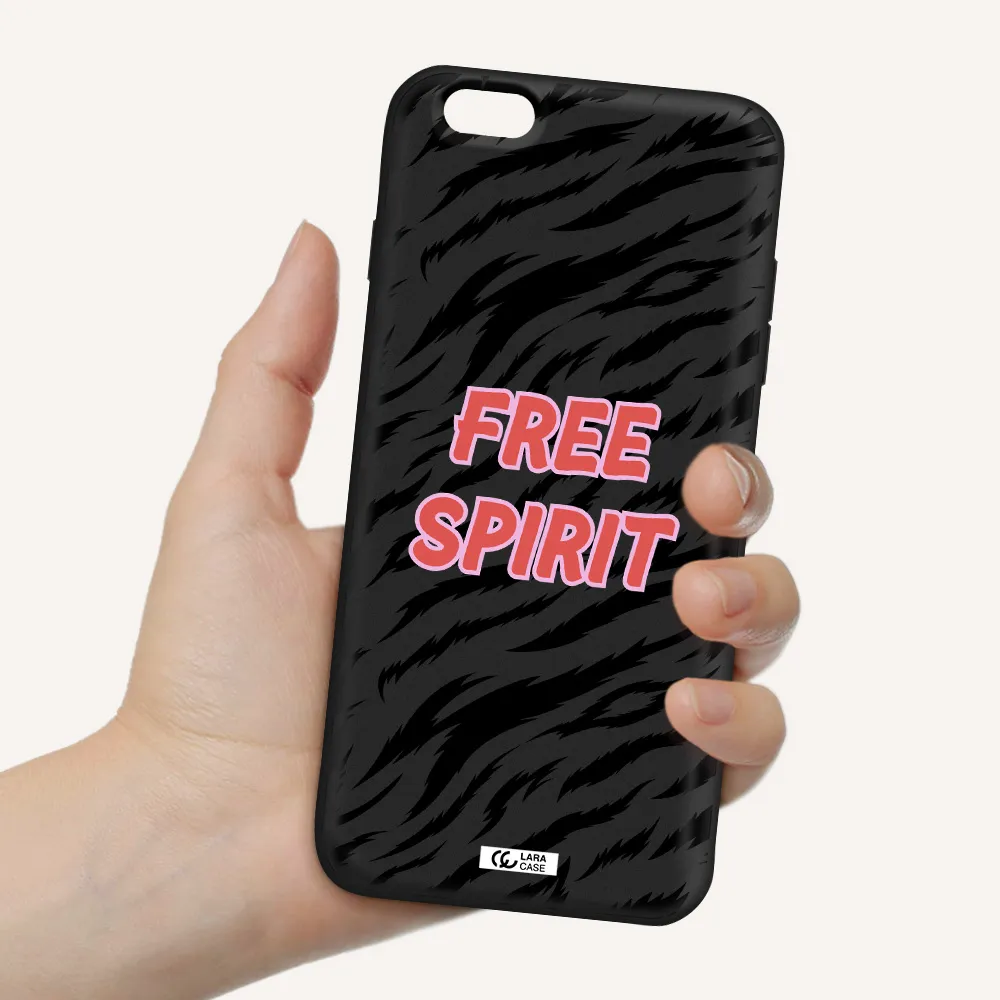 Free Spirit Apple iPhone 6S Silicone black Case
