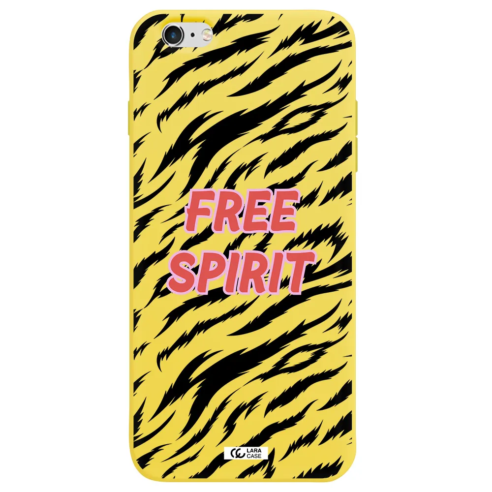 Free Spirit Apple iPhone 6S Silicone canary yellow Case
