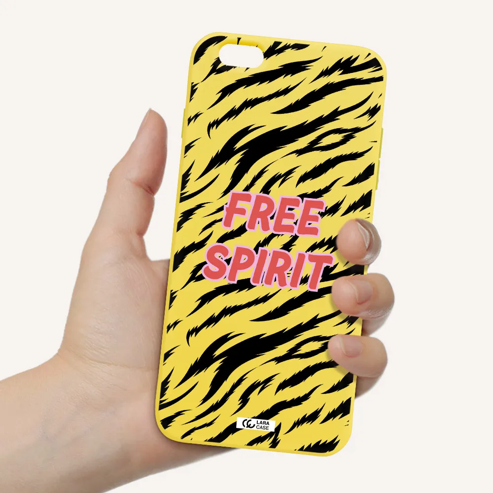 Free Spirit Apple iPhone 6S Silicone canary yellow Case