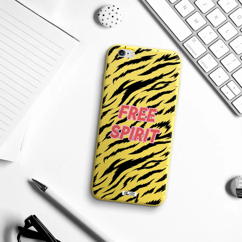 Free Spirit Apple iPhone 6S Silicone canary yellow Case