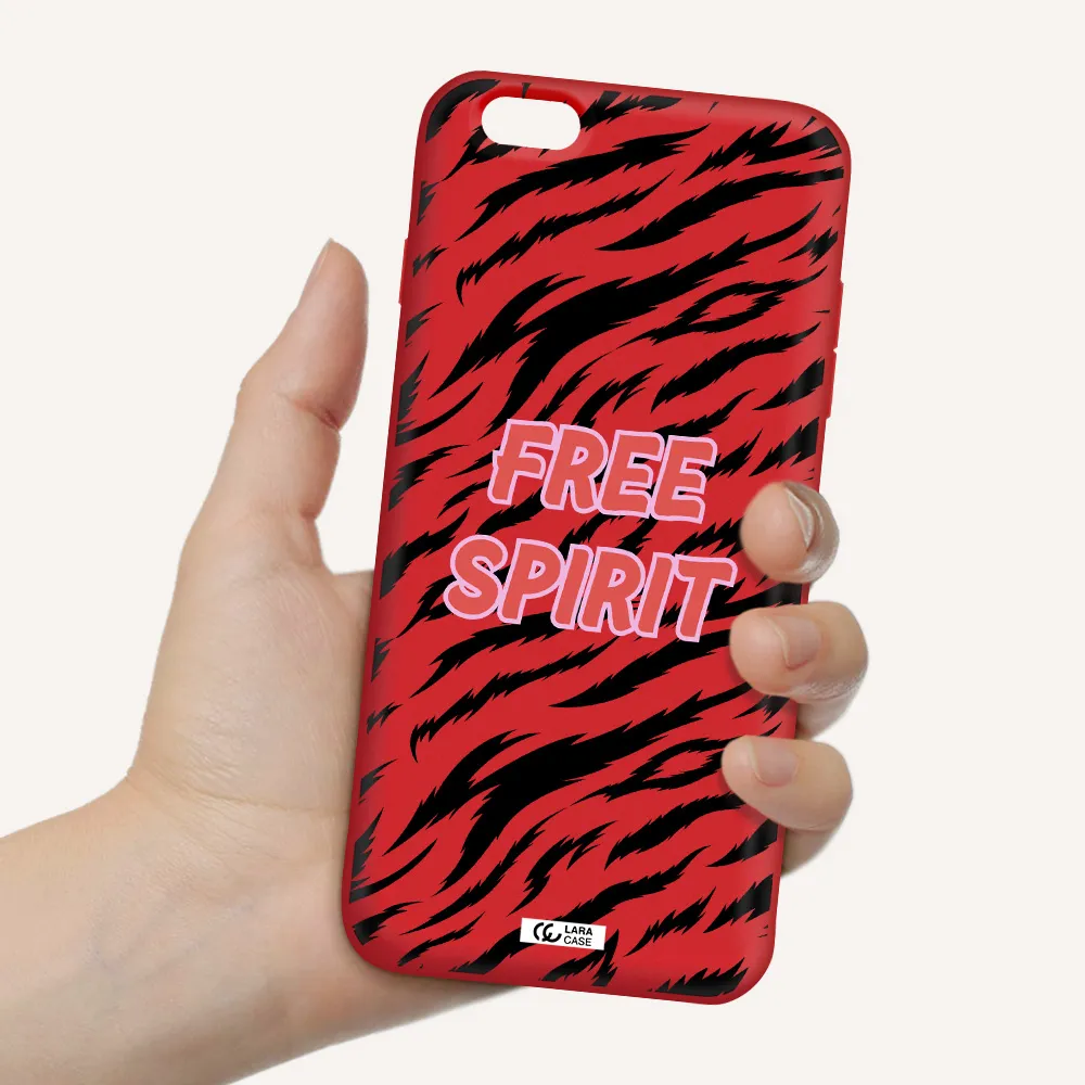 Free Spirit Apple iPhone 6S Silicone Imperial Red Case