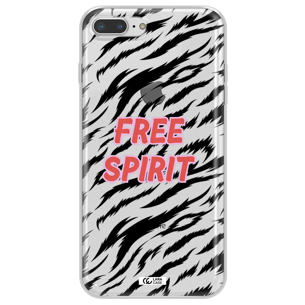 Free Spirit Apple iPhone 7 plus Clear TPU Case