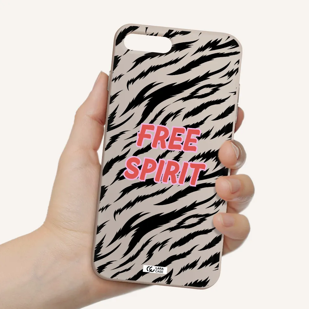 Free Spirit Apple iPhone 7 plus Silicone Stone Case