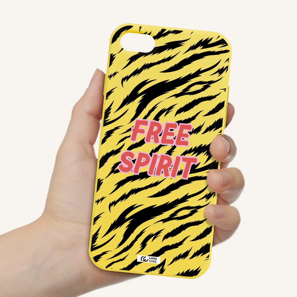 Free Spirit Apple iPhone 7 Silicone canary yellow Case