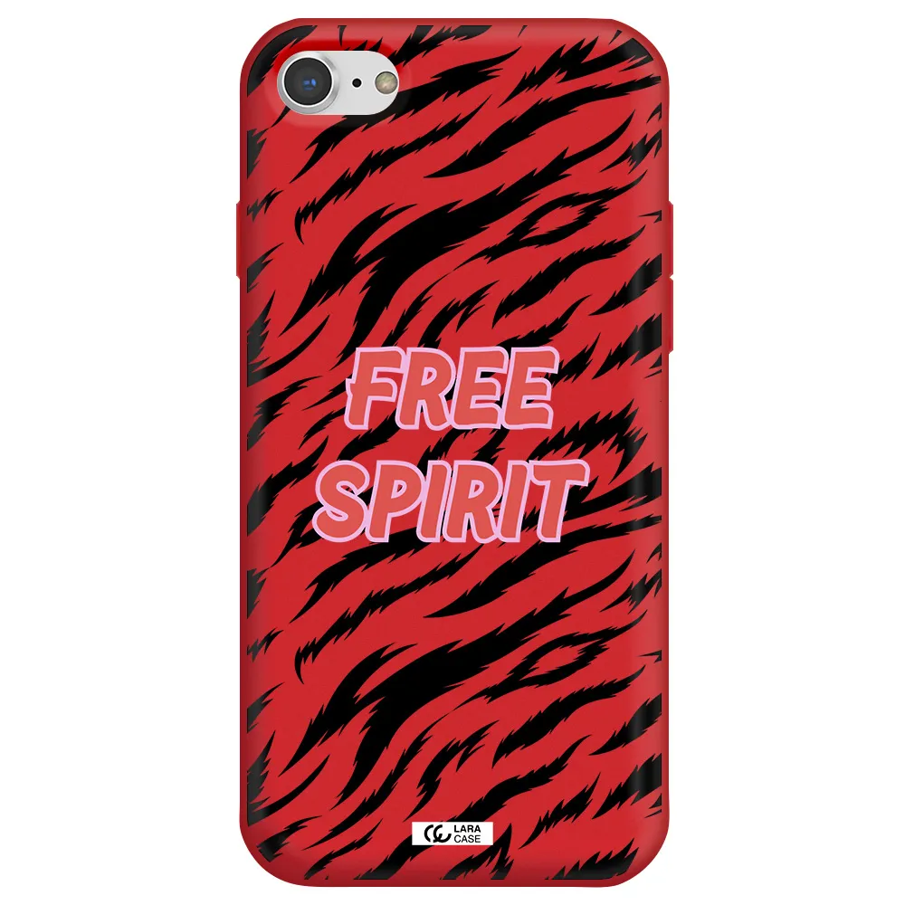 Free Spirit Apple iPhone 7 Silicone Imperial Red Case