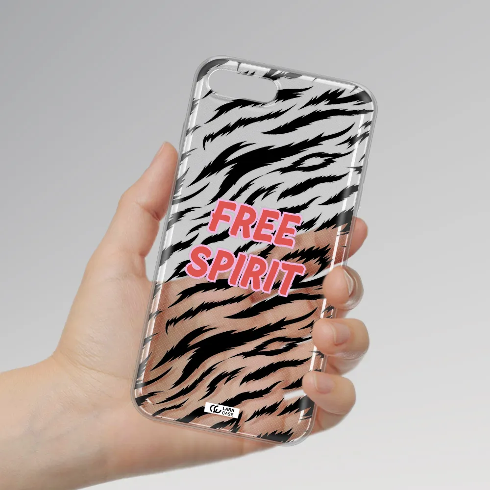 Free Spirit Apple iPhone 8 plus Clear TPU Case