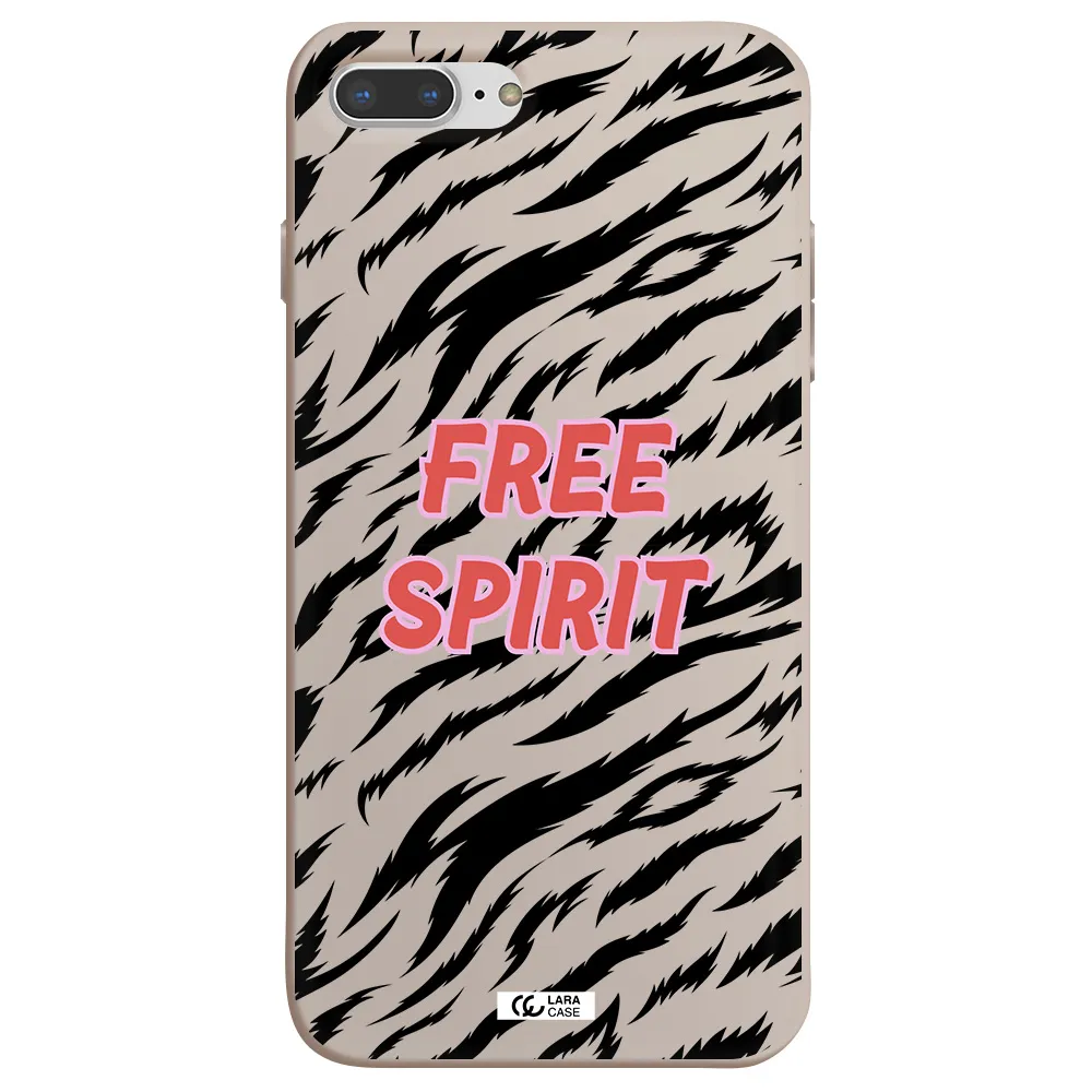 Free Spirit Apple iPhone 8 plus Silicone Stone Case