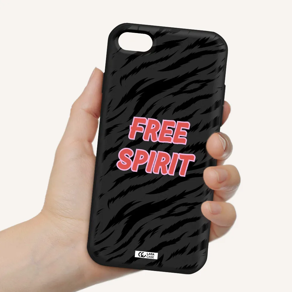 Free Spirit Apple iPhone 8 Silicone black Case