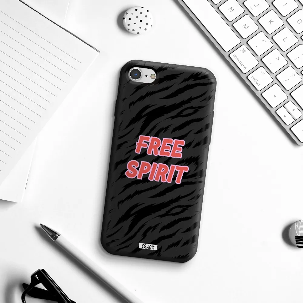Free Spirit Apple iPhone 8 Silicone black Case
