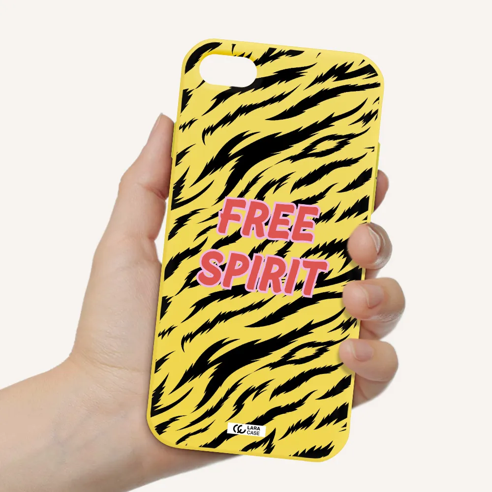 Free Spirit Apple iPhone 8 Silicone canary yellow Case