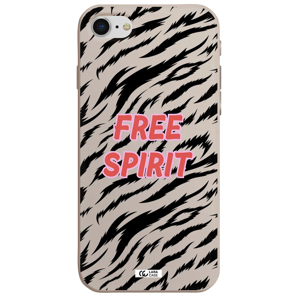 Free Spirit Apple iPhone se 2020 Silicone Stone Case