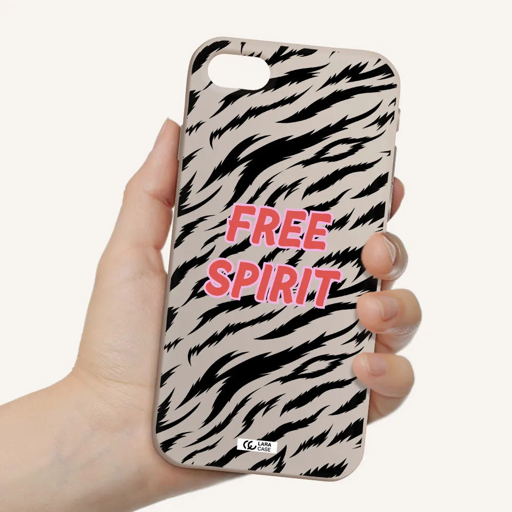 Free Spirit Apple iPhone se 2020 Silicone Stone Case