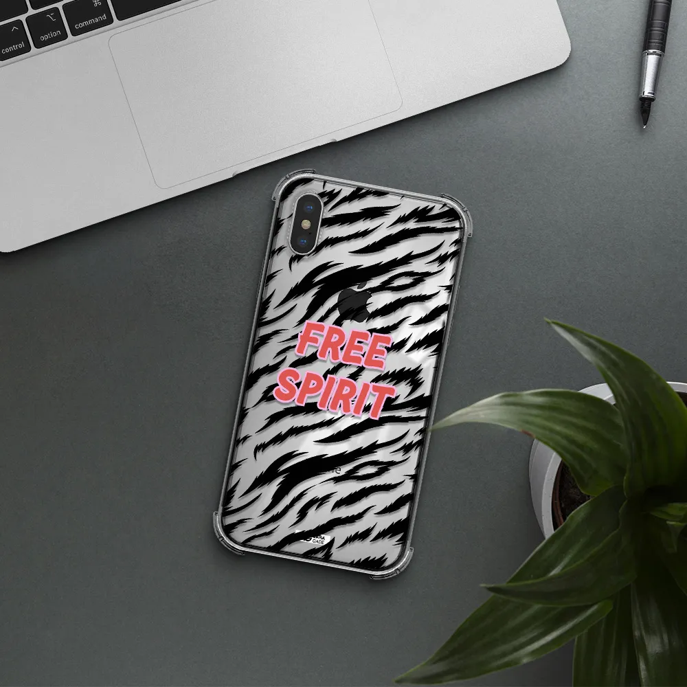 Free Spirit Apple iPhone X Clear PC Case