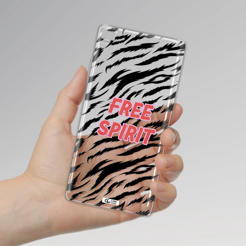 Free Spirit Huawei P8 Clear TPU Case