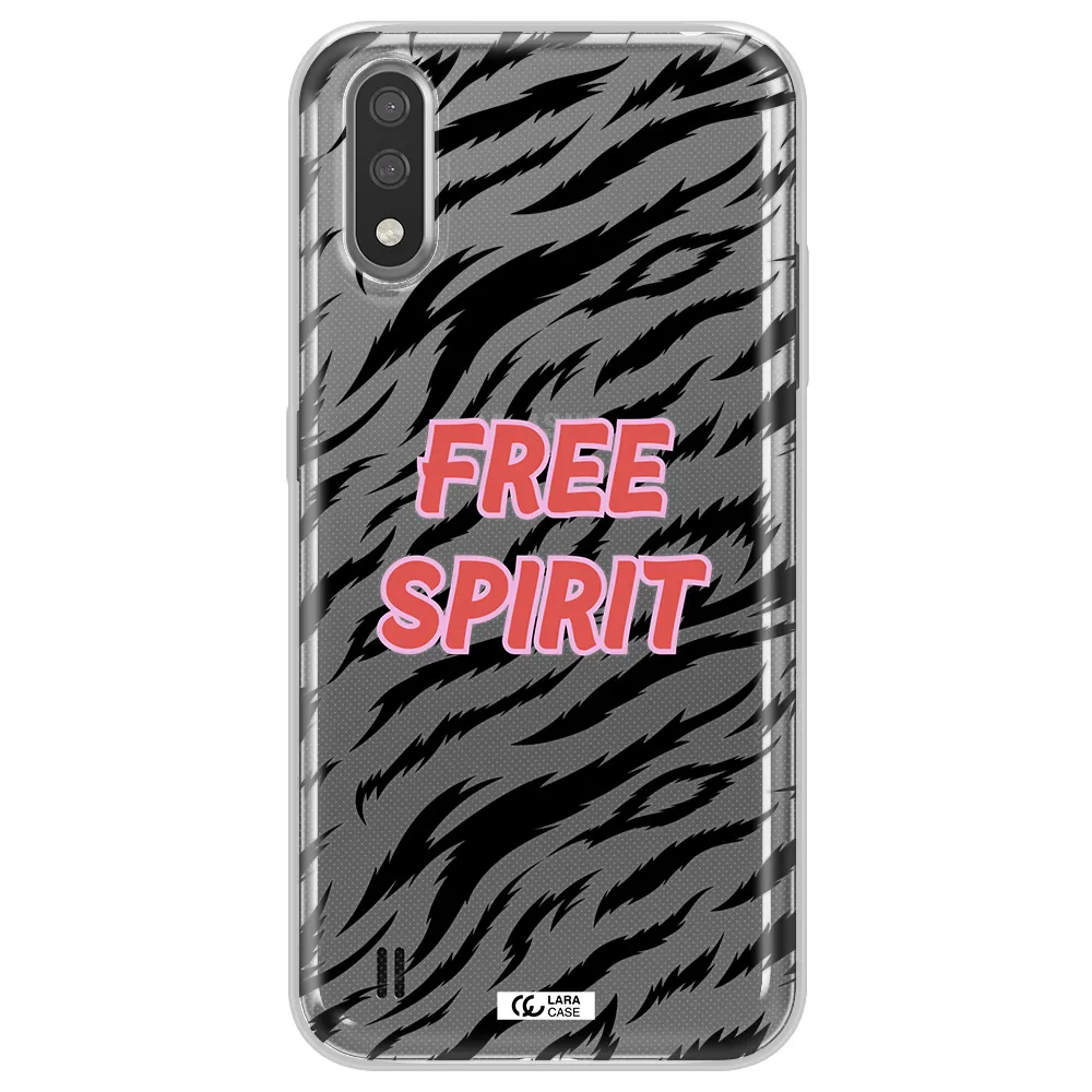 Free Spirit Samsung A01 Clear TPU Case