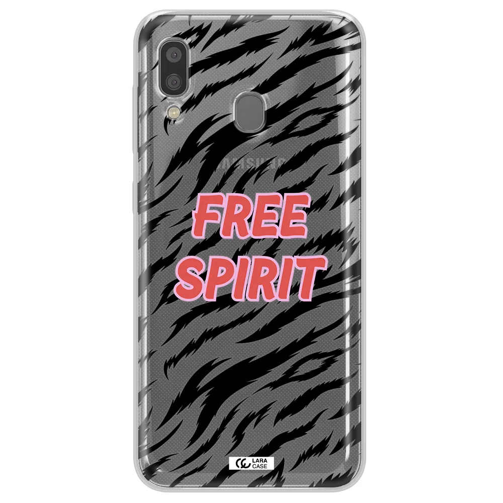 Free Spirit Samsung A20 Clear TPU Case