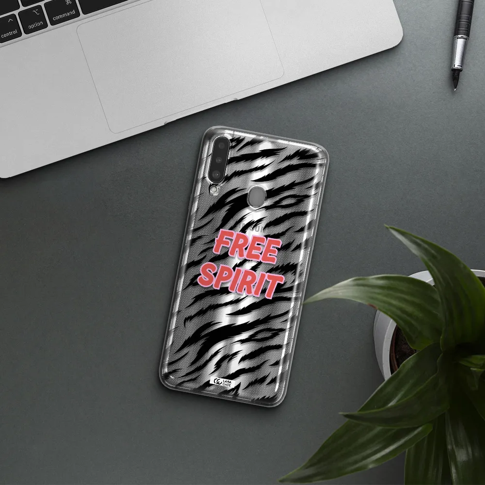 Free Spirit Samsung A20S Clear TPU Case