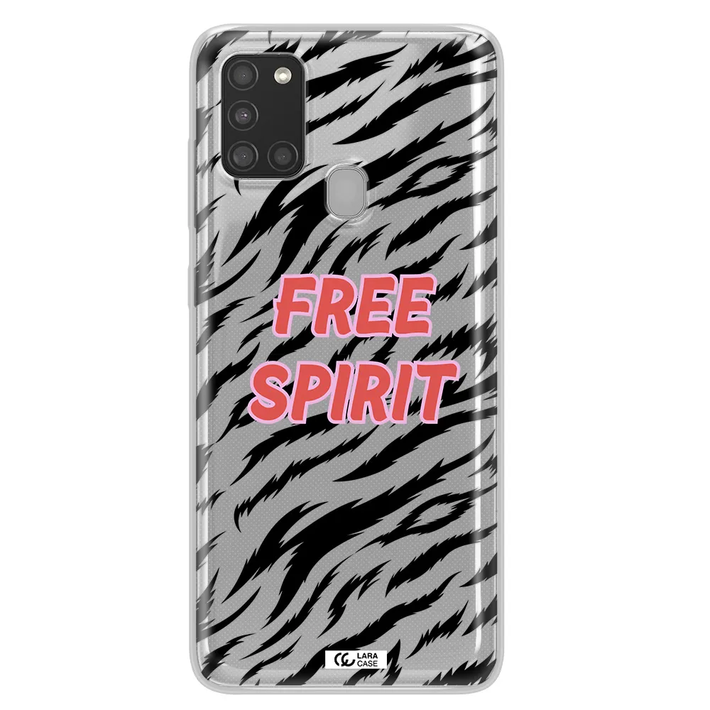 Free Spirit Samsung A21S Clear TPU Case
