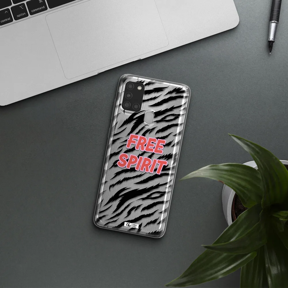 Free Spirit Samsung A21S Clear TPU Case