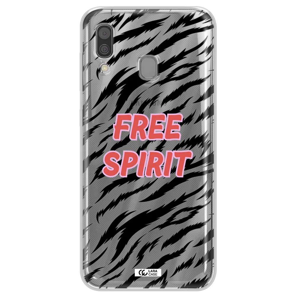 Free Spirit Samsung A30 Clear TPU Case