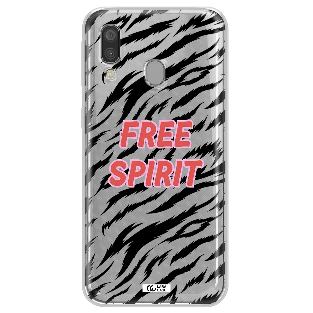 Free Spirit Samsung A40 Clear TPU Case