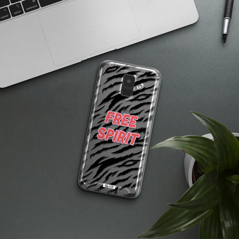 Free Spirit Samsung A6 Clear TPU Case
