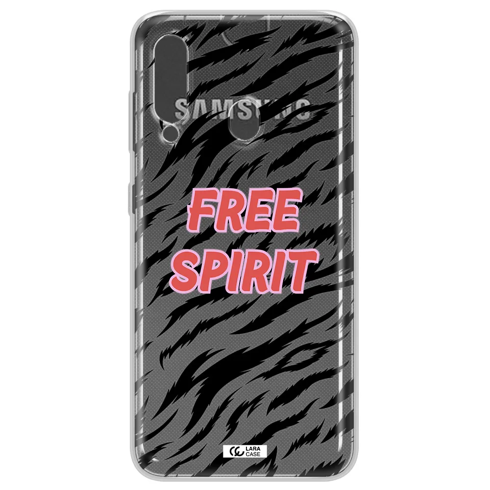 Free Spirit Samsung A60 Clear TPU Case
