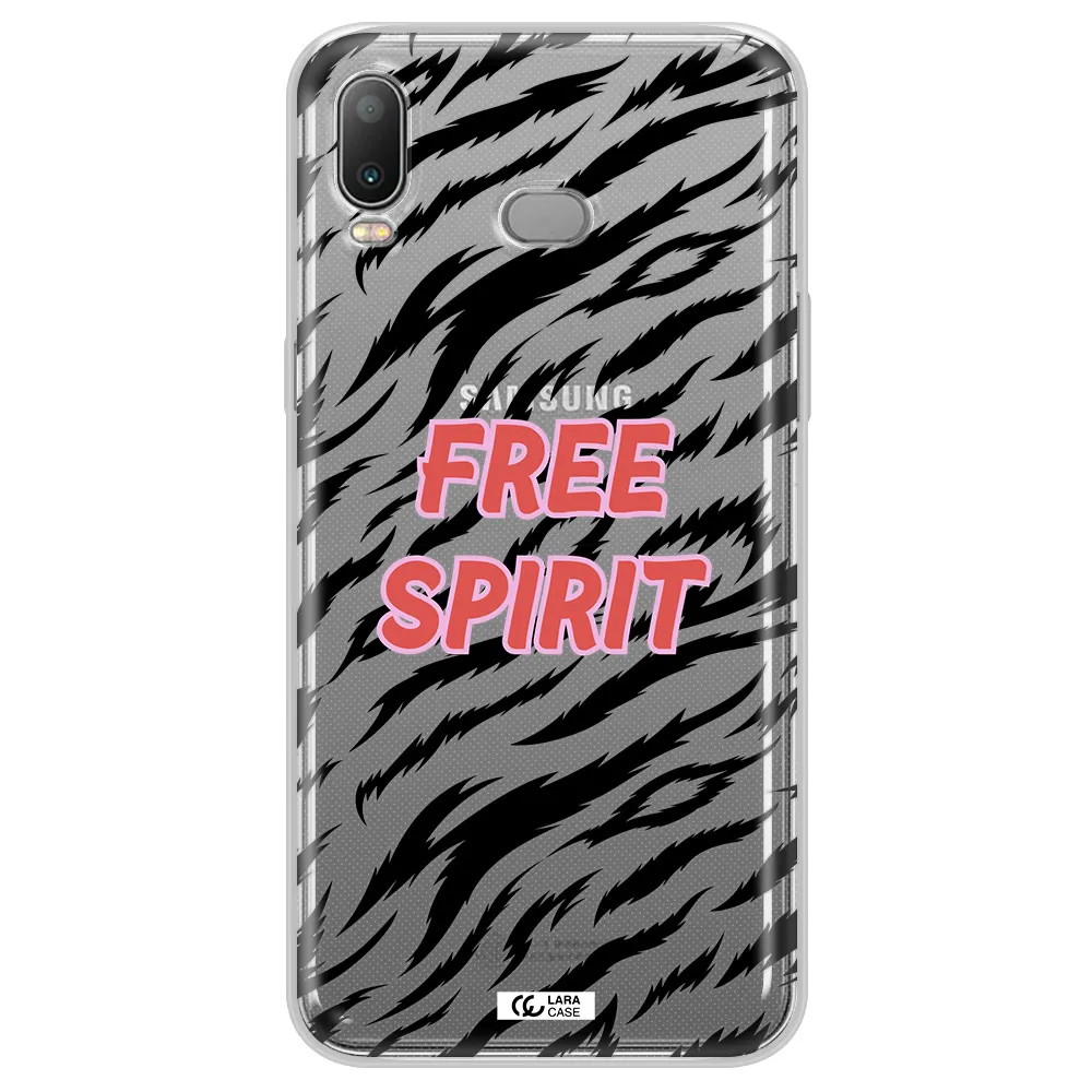 Free Spirit Samsung A6S Clear TPU Case