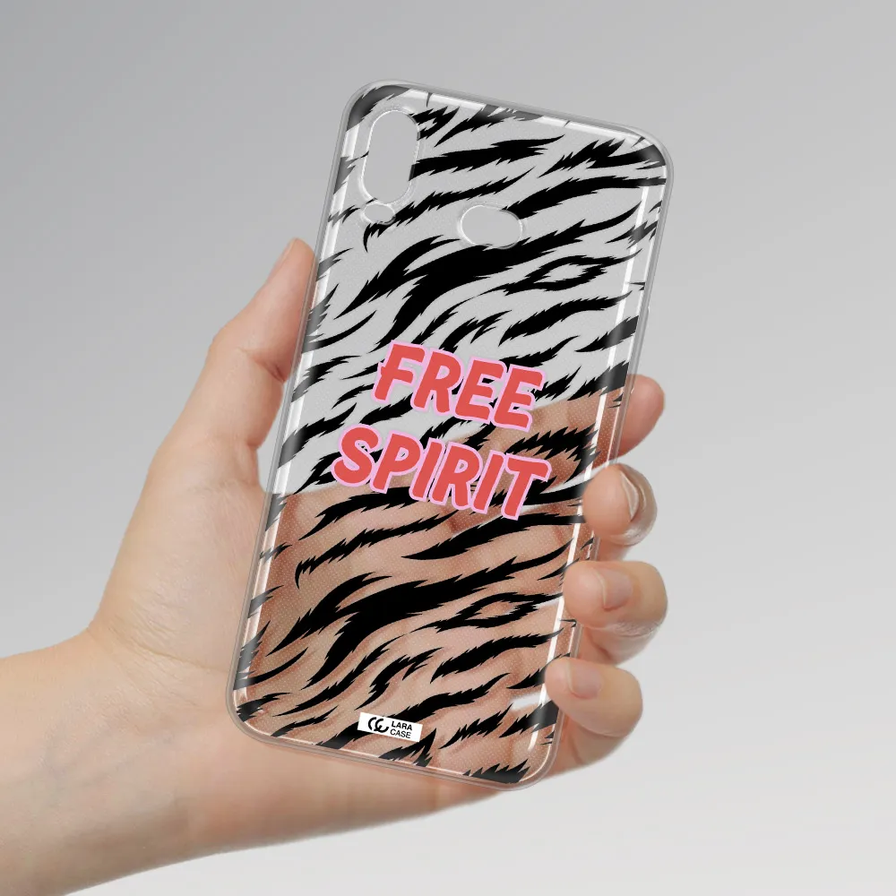 Free Spirit Samsung A6S Clear TPU Case