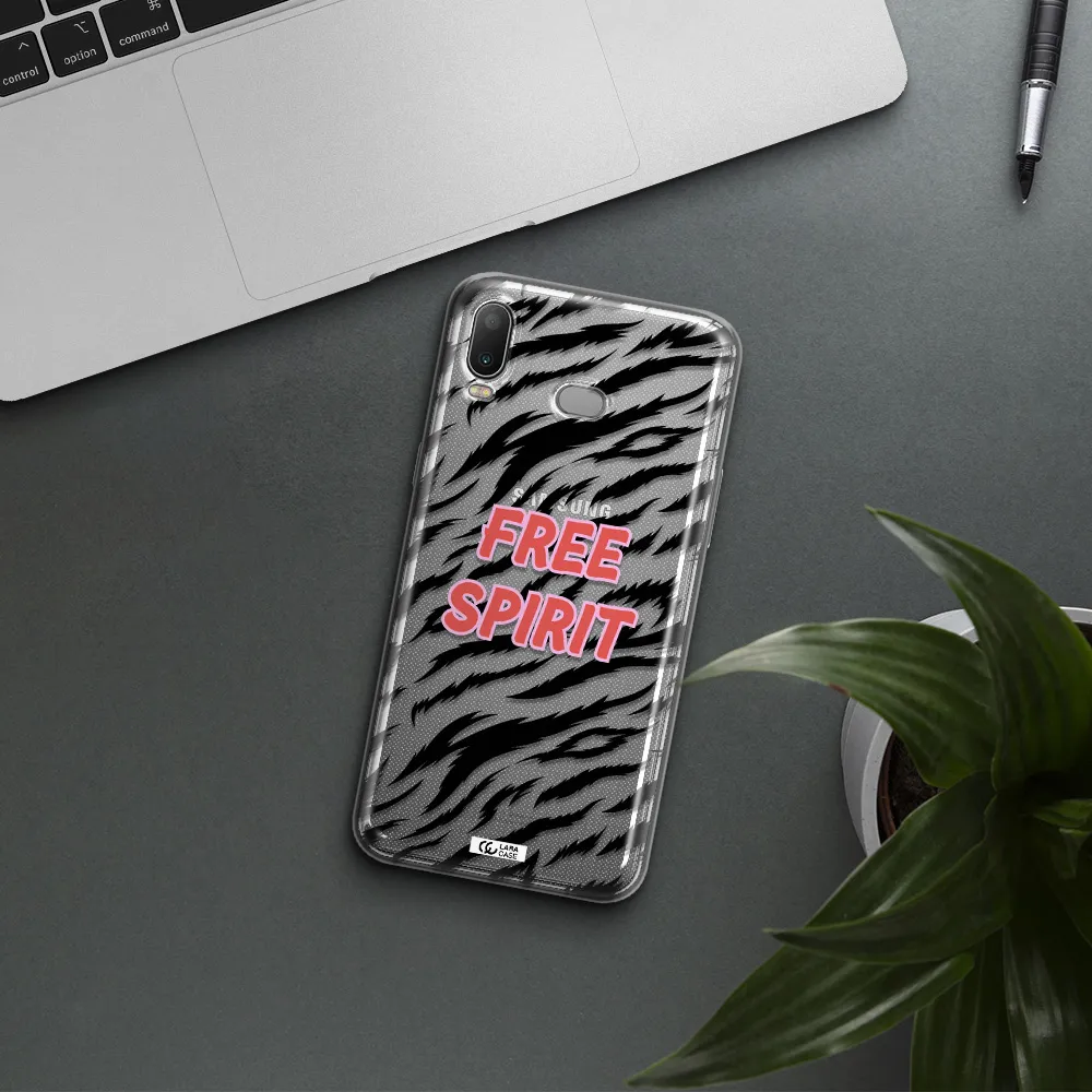 Free Spirit Samsung A6S Clear TPU Case