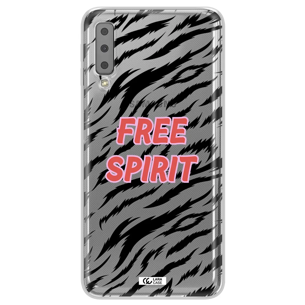Free Spirit Samsung A7 2018 Clear TPU Case