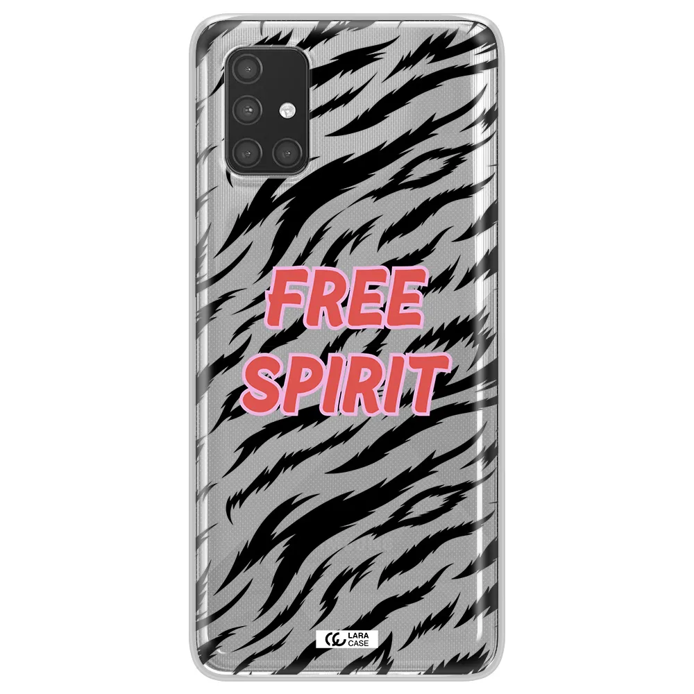 Free Spirit Samsung A71 Clear TPU Case