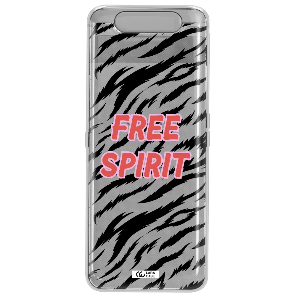 Free Spirit Samsung A80 Clear TPU Case