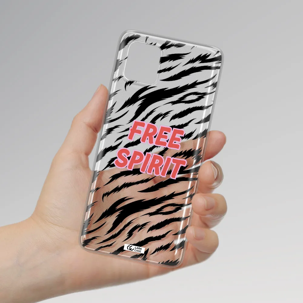 Free Spirit Samsung A81 Clear TPU Case
