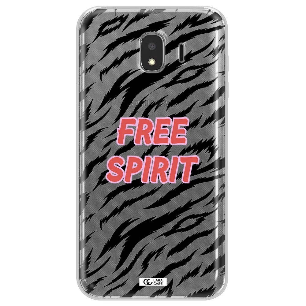 Free Spirit Samsung J4 Clear TPU Case