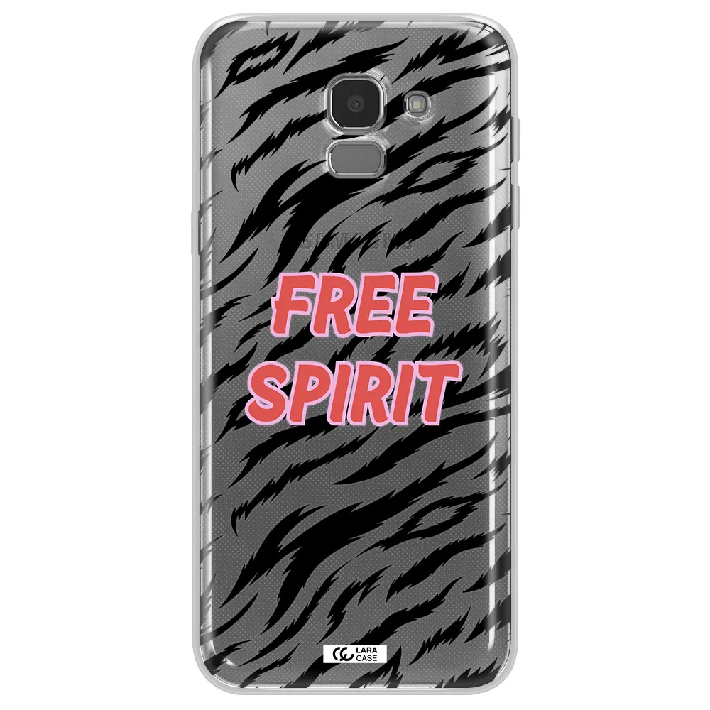 Free Spirit Samsung J6 Clear TPU Case