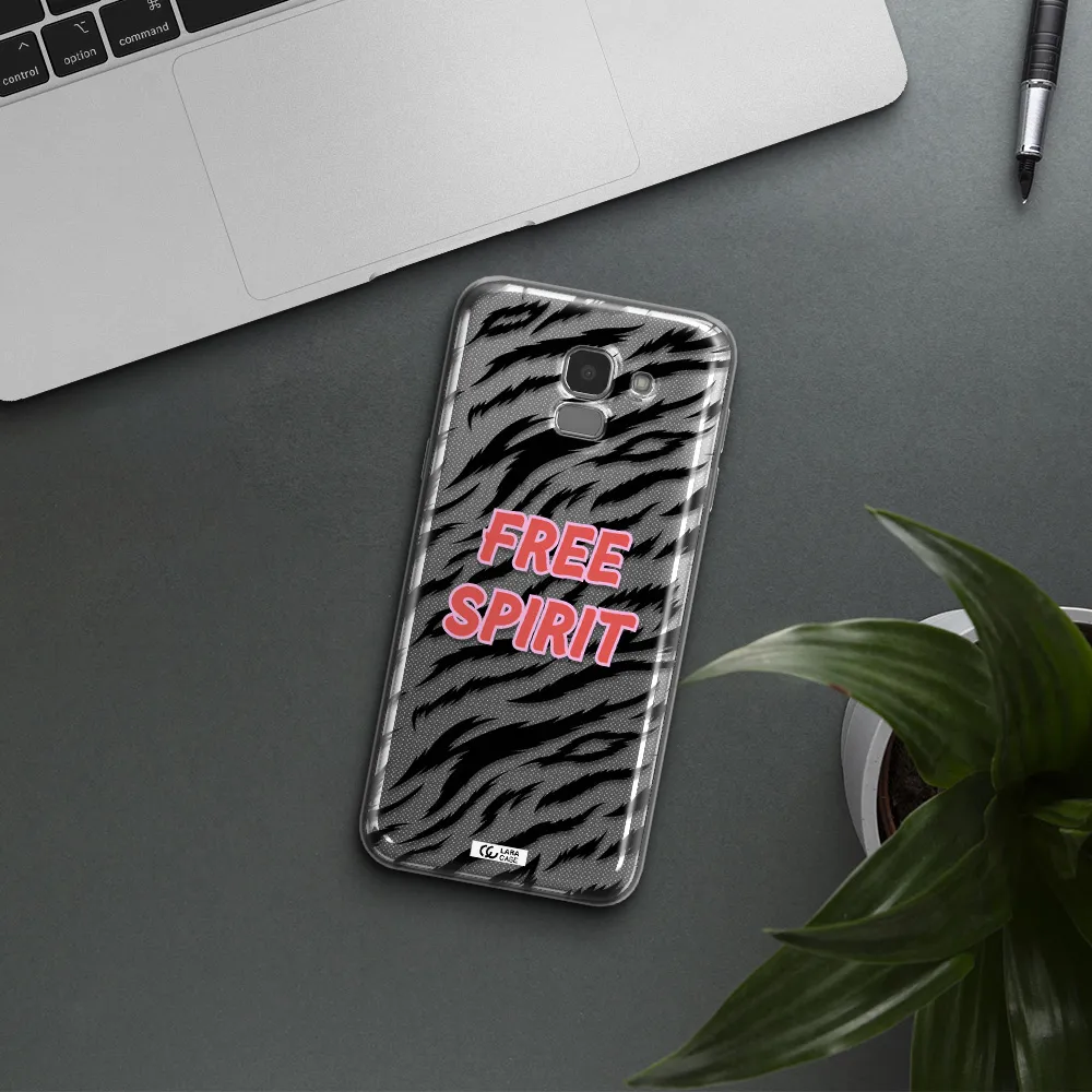 Free Spirit Samsung J6 Clear TPU Case
