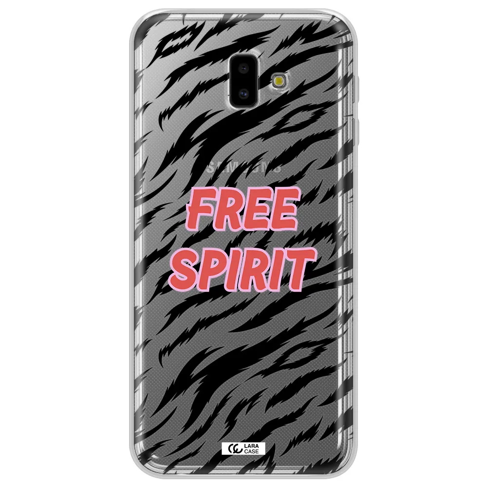 Free Spirit Samsung J6 Plus Clear TPU Case