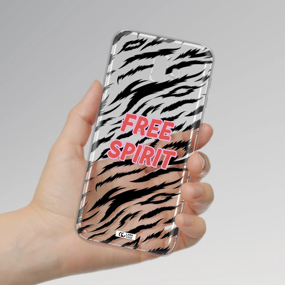 Free Spirit Samsung J6 Plus Clear TPU Case