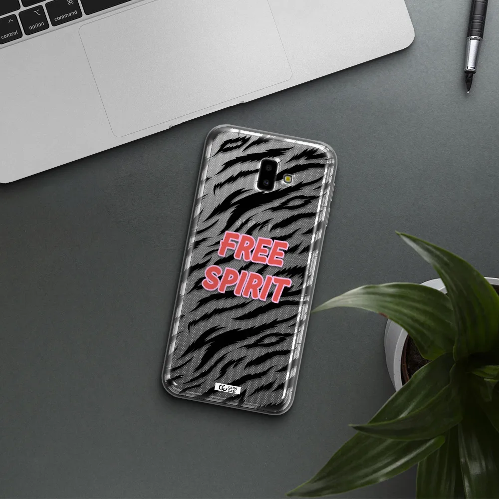 Free Spirit Samsung J6 Plus Clear TPU Case