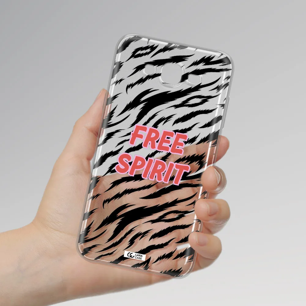 Free Spirit Samsung J7 Core Clear TPU Case