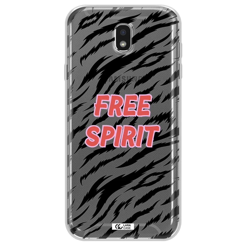 Free Spirit Samsung J7 Pro Clear TPU Case