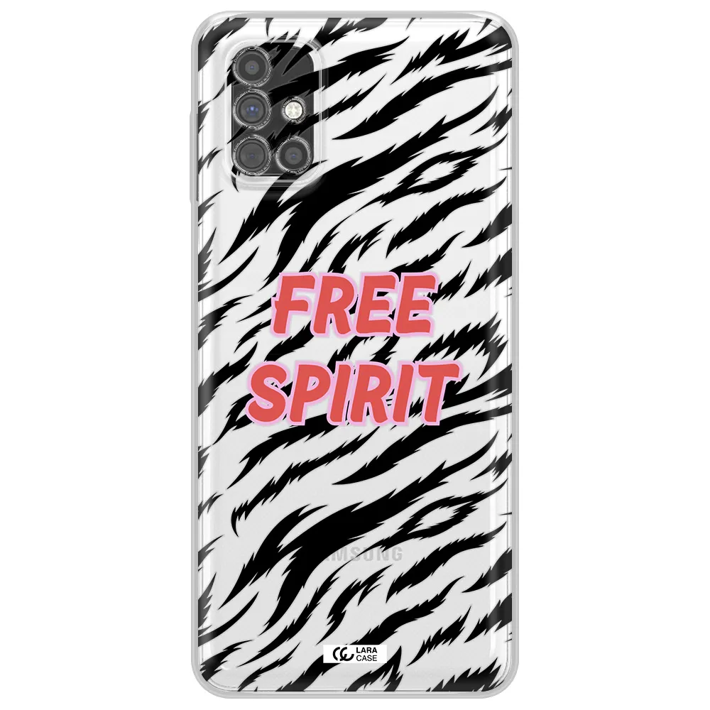 Free Spirit Samsung M51 Clear TPU Case