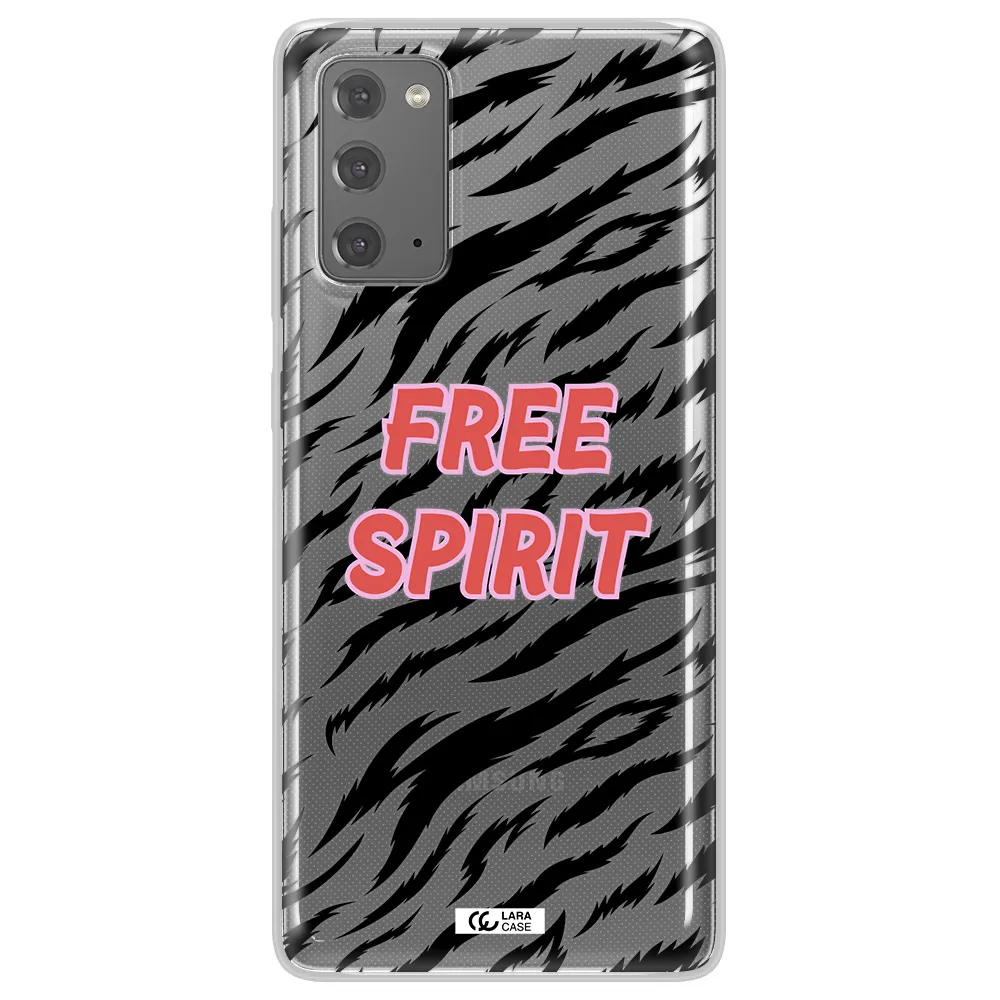 Free Spirit Samsung Note 20 Clear TPU Case